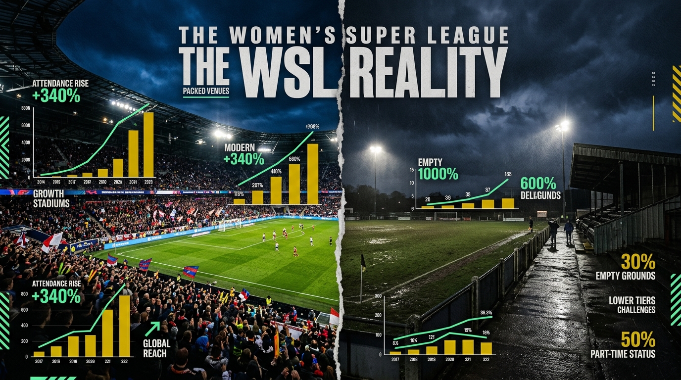 The WSL Reality: Packed Stadiums vs Empty Non-League Grounds